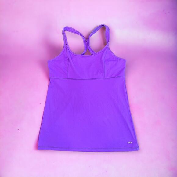 VSX Sport Tank |‎ Womens Racerback Padded Sport Tank | Size L - Picture 7 of 7